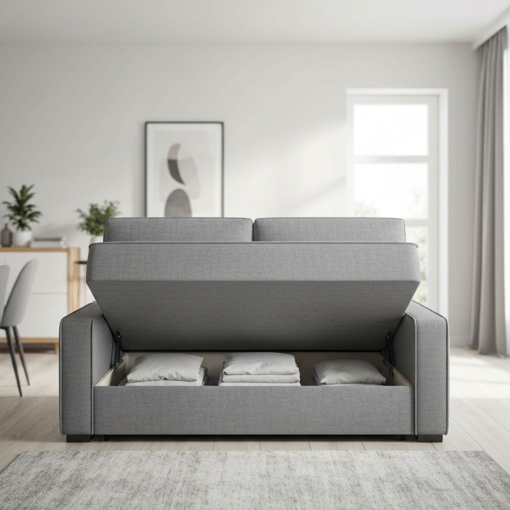 Duncan Sofa Bed - Storage